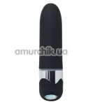 Вібратор Exquisite Vibe With Big Diamond 15.3 см, чорний - Фото №1
