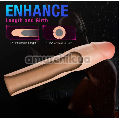 Насадка на пенис Performance Plus 7 Resilience Penis Extender, телесная