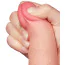 Фаллоимитатор Sliding-Skin Dual Layer Dong 7.5 с маленькой мошонкой, телесный - Фото №13