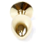 Анальна пробка з чорним кристалом Exclusivity Jewellery Gold Plug, золота - Фото №6