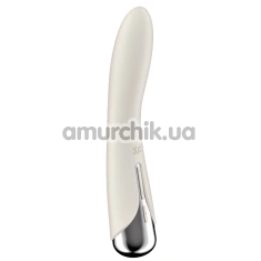 Вибратор для точки G с ротацией Satisfyer Spinning Vibe 1, бежевый - Фото №1