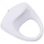 Виброкольцо Lit-Up Silicone Stimu-Ring 8, белое - Фото №1