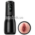 Мастурбатор с вибрацией и всасыванием Otouch Airturn 4 Masturbator, черный - Фото №1