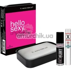 Набір Sensuva Hello Sexy Let's Get Our Flirt On Pleasure Kit: есенція феромонів і бальзам для губ - Фото №1
