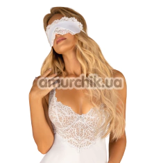 Маска на глаза Obsessive Amor Blanco, белая - Фото №1