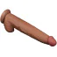 Фалоімітатор Sliding-Skin Dual Layer Dong King Sized 13.5, світло-коричневий - Фото №2