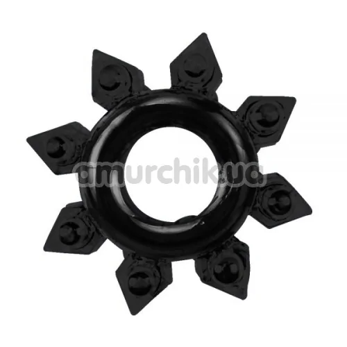 Набір з 4 ерекційних кілець Get Lock Cock Rings Set, чорний