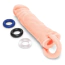Насадка на пенис Size Up 1 Inch Realistic Penis Extender With Ball Loop, телесная - Фото №5