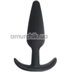 Анальная пробка Lovetoy Lure Me Butt Plug Slim, черная - Фото №1