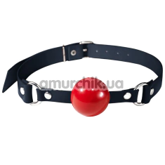 Кляп Feral Feelings Silicon Ball Gag, червоно-чорний - Фото №1