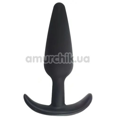 Анальна пробка Lovetoy Lure Me Butt Plug Slim, чорна - Фото №1