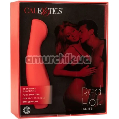 Клиторальный вибратор Red Hot Ignite, красный