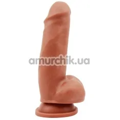 Фаллоимитатор T-skin ReaL Lecher, светло-коричневый - Фото №1