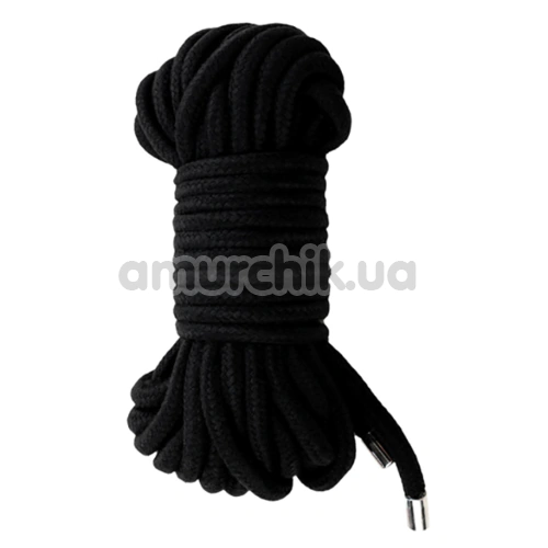 Веревка Fantasy Fetish Bondage Rope 10 м, черная - Фото №1