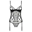 Комплект Passion Free Your Senses Lovelia Corset, черный: корсет + трусики-стринги - Фото №3