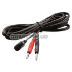 Кабель для электростимуляторов Mystim Electrode Cable Extra Robust 120мм, черный - Фото №1