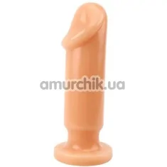 Анальный фаллоимитатор Prof. Jason C Larger Slim Dildo 6.5, телесный - Фото №1