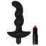 Вибростимулятор простаты Master Series Onyx Vibrating Silicone Anal Plug, черный - Фото №4