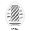 Мастурбатор Tenga Egg Hard Boiled Spiral - Фото №2
