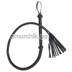 Плеть Guilty Pleasure Braided Bull Whip, черная - Фото №1