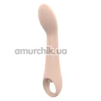 Вібратор для точки G Nude G-Spot Vibrator Ivy, бежевий - Фото №1