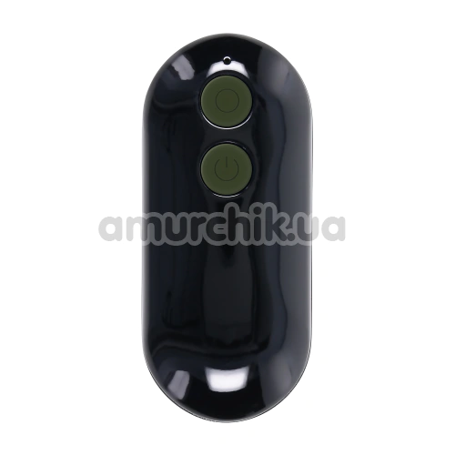 Насадка на пенис с вибрацией и пульсацией Zero Tolerance Strap Tap And Go, зеленая