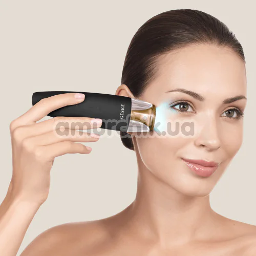 Микротоковый LED-излучатель для восстановления кожи лица Geske Anti-Aging Skin Renewer 9 in 1, темно-серый