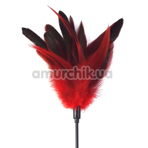 Пір'їнка для пестощів Art of Sex Feather Paddle перо півня, червона