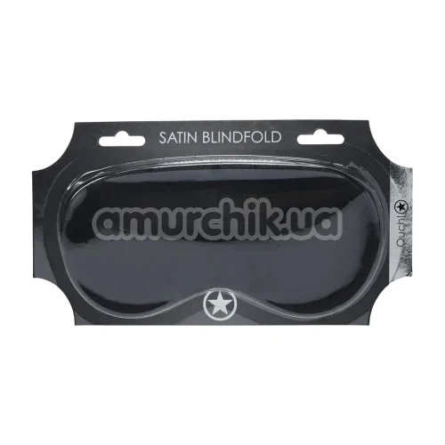 Маска на глаза Ouch! Satin Blindfold, черная