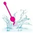 Вагинальные шарики с вибрацией Rechargeable Dual Kegel, розовые - Фото №8