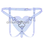 Трусики для страпона Feral Feelings Hearts Strap-On Belt, прозорі - Фото №1