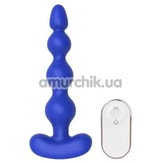 Анальний вібростимулятор Cheeky Love Remote Anal Bead, синій - Фото №1