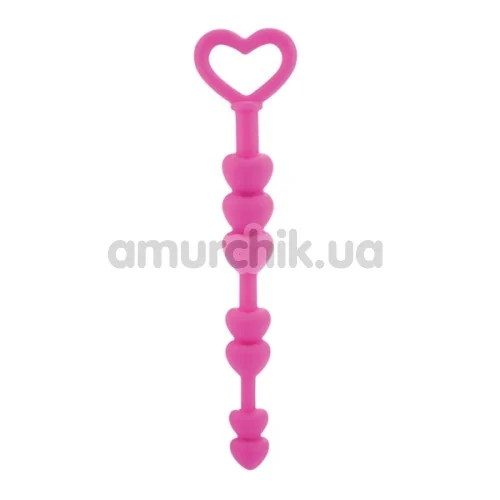 Анальний стимулятор Lia Love Beads, рожевий