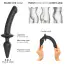 Фаллоимитатор с анальной пробкой Strap-On-Me Switch Plug-In Dildo XXL, черный - Фото №3