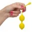 Набор вагинальных шариков Kegel Training Set Lemon Squeeze Relax Repeat, желтый - Фото №6