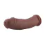 Фаллоимитатор-насадка Hismith Slightly Curved Silicone Dildo 11.4, коричневый - Фото №3