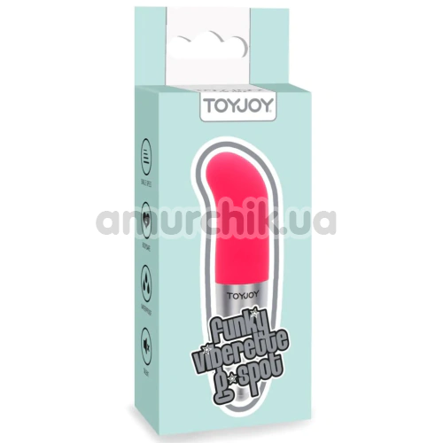 Вибратор для точки G Funky Viberette G-Spot, розовый