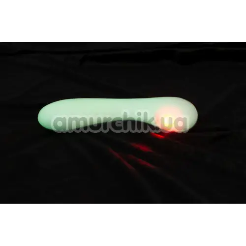 Вибратор для точки G Glow In The Dark G-Spot, светящийся в темноте
