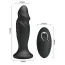 Анальна пробка з вібрацією MR Play Super Rower Powerful Vibrating Anal Plug з головкою, чорна - Фото №6