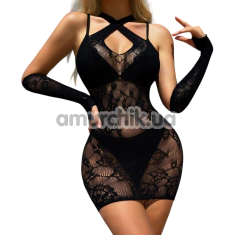 Платье Star Night Mitts Mini Dress, черное - Фото №1