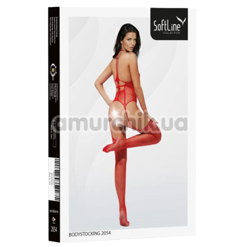 Комбинезон Bodystocking 2054, красный