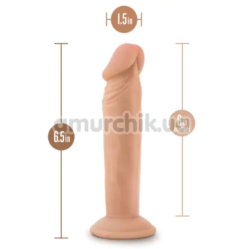 Фаллоимитатор Dr. Skin Posable Shaft 6, телесный