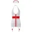 Костюм медсестри Cottelli Collection Costumes 2470578 білий: сукня+ шапочка - Фото №3