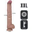 Фаллоимитатор Dual-Layered Silicone Nature Cock LV411301, светло-коричневый - Фото №13