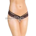 Трусики-стринги G-String (модель 2445), черные - Фото №1