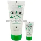 Набор из 2 лубрикантов Just Glide Bio Anal, 200 мл и 20 мл - Фото №1