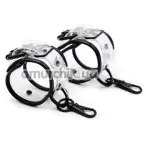 Фіксатори для рук DS Fetish Wrist Restraints Transparent, прозорі - Фото №1