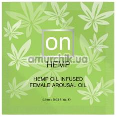 Возбуждающее масло Sensuva On Female Arousal Oil Hemp, 0.5 мл - Фото №1
