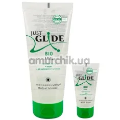 Набор из 2 лубрикантов Just Glide Bio Anal, 200 мл и 20 мл - Фото №1
