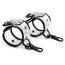 Фиксаторы для рук DS Fetish Wrist Restraints Transparent, прозрачные - Фото №1